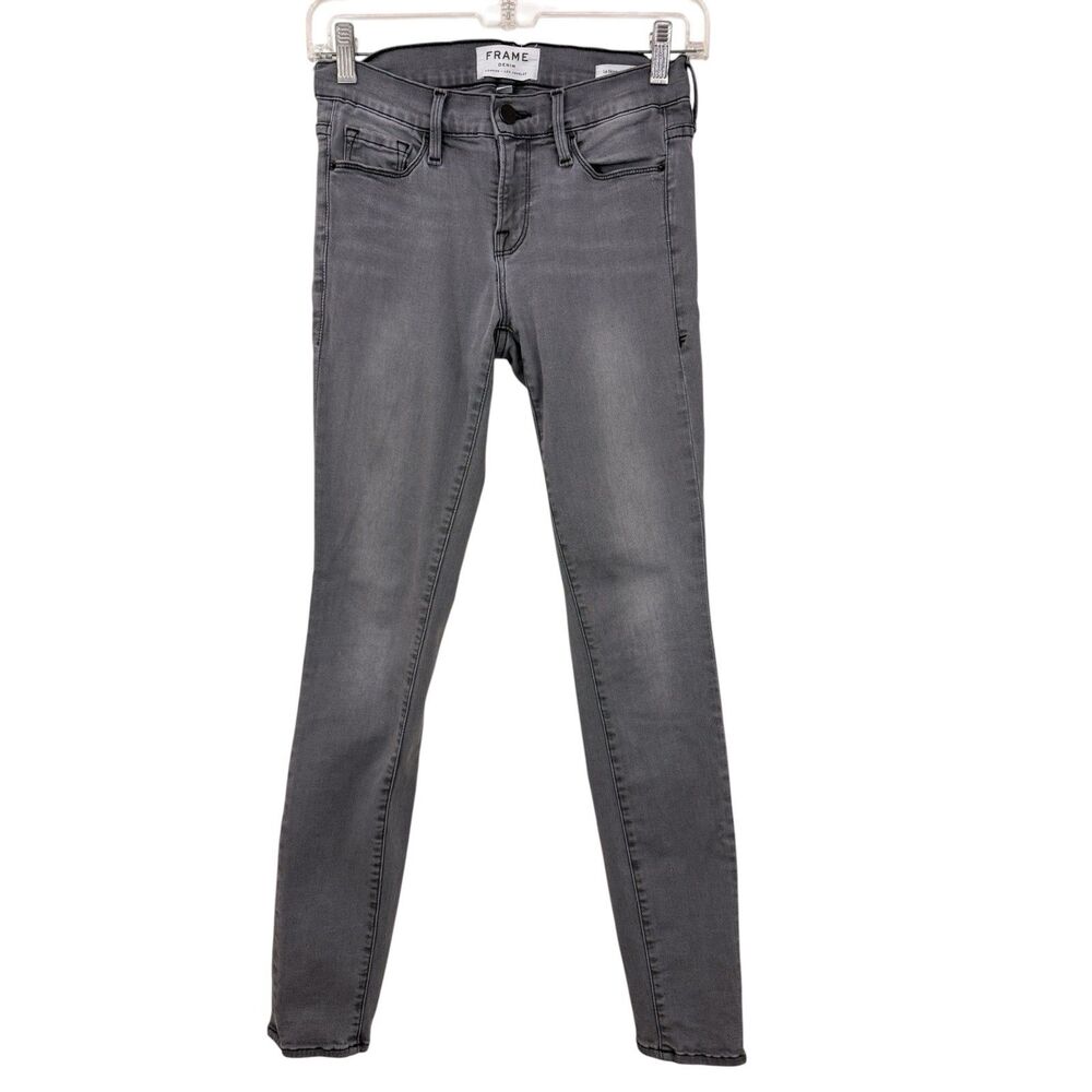 Frame Denim Le Skinny de Jeanne Women’s Size 26 Greys Inn Low Rise
